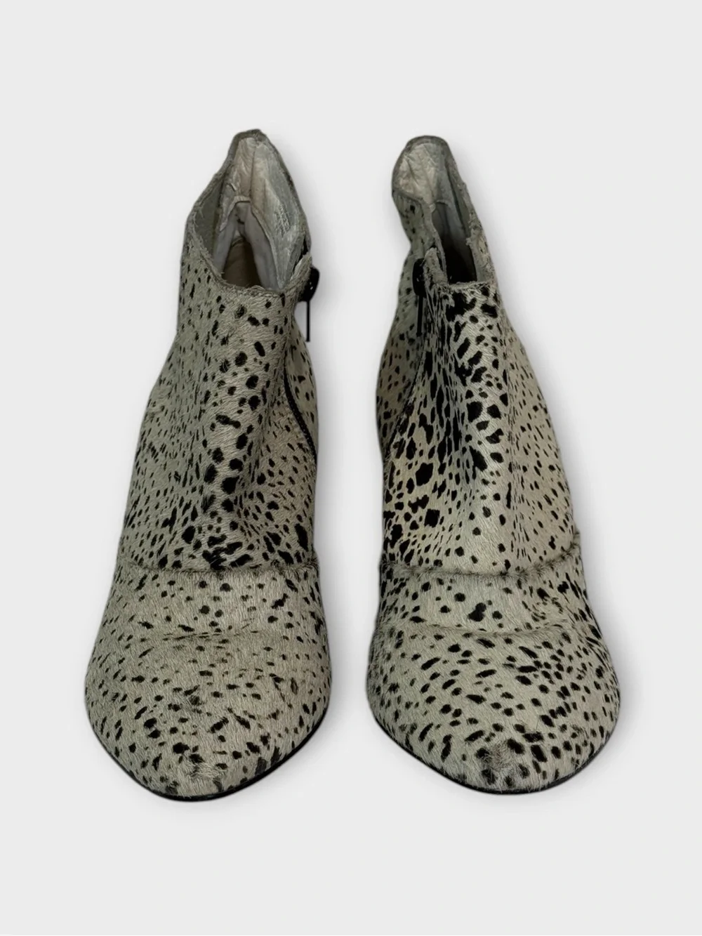 Matisse Calf Hair Spotted Wedge Booties